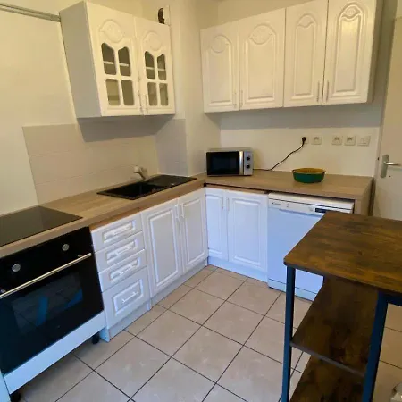 Duplex En Maison, Terrasse, Garage, Au Calme Appartamento Lione